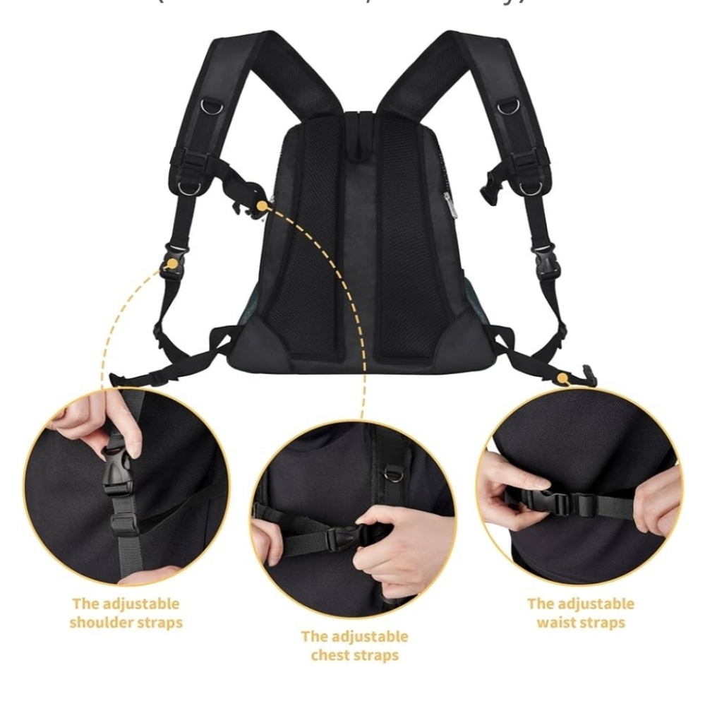 Pet Carrier Backpack with Mesh Window - Picture 6 of 16